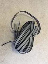 Cordones laterales reflectantes dobles de advertencia de alta visibilidad, protectores multicolor, 1 par