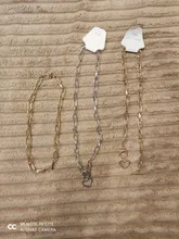 IPARAM-cadena gruesa con cierre de palanca para mujer, collares de oro con círculo entrelazado mixto, Gargantilla minimalista, joyería