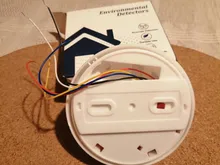 Earykong-Detector de humo con cable, Sensor de humo electrónico para el hogar, antirrobo, GSM/Wifi/otros sistemas de alarma