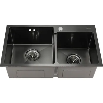 

Washing 7240 Melana profline 3,0/220 satin graphite 2nd bowl, mortise rectangular s7240hb