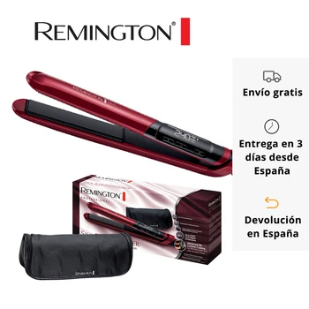 

Remington S9600 Silk Digital Ceramic Hair Straightener Extra Long Floating Plates Red Professional Results softer adjustable