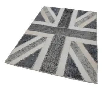 

144x195 Cm Flag Handmade Patchwork Rug-5x6 Ft
