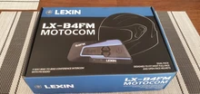 2 uds Lexin B4FM de 4-vias  Bluetooth intercomunicador para casco de motocicleta auriculares manos libres inalámbrico cascos intercomunicadores moto música con FM radio y DSP tecnologia de cancelación de ruido