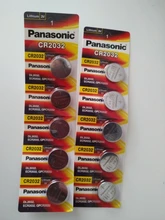 Batería de litio Original Panasonic cr2032 cr 2032 3V de 10 Uds para el ordenador del reloj batería de pila de botón de la calculadora del Control remoto