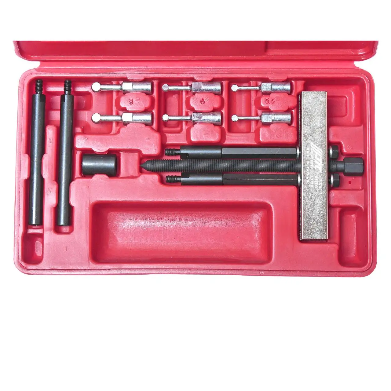 Съемник подшипников JTC 1351 (Захваты 5,4, 6, 8 мм, длина резьбы 145 мм, кейс)