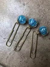 Domikee-clips de papel marcapáginas de metal para oficina y escuela, bonitos y creativos, clips de nota fina para estudiantes, suministros de papelería