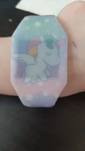 Relojes luminosos de unicornio para niños y niñas, Reloj electrónico LED Ocean World para niños, Reloj Infantil, 1 Uds.
