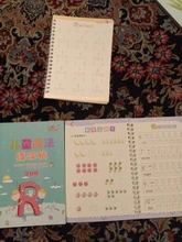 Libro de aprendizaje de números en inglés para niños, libro de arte para práctica de pintura, escritura de caligrafía, juguete de escritura en inglés, 4 libros