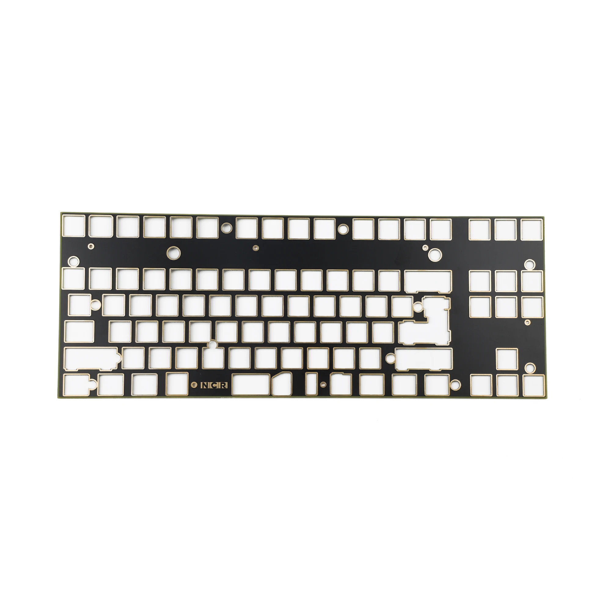 NCR80 R3 80% 핫 스왑 가능 ANSI ISO 기계식 키보드 키트 QMK VIA 유형 C 분리형 PCB 플라스틱 케이스 FR4 플레이트