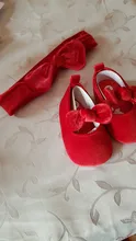 Zapatos de terciopelo para bebés recién nacidos, primeros pasos + banda para mano, para fiesta de cumpleaños, 0-18 meses