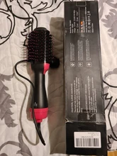 Blow Dryer Curler Comb Straightener One-Step-Volumizer Negative-Ion Electric 1000W 2-In-1
