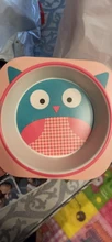 Cuencos de alimentación de bebé a prueba de caídas, cuenco de dibujos creativos de fibra de bambú, cuencos de arroz para niños, cuencos de sopa adicionales para comer al bebé