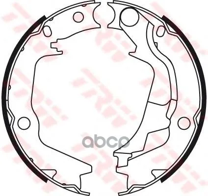 Gs8782_!Колодки Барабанные Ручника Hyundai Getz 1.4/1.6/1.5d 02 Trw/Lucas Gs8782 TRW/Lucas арт. GS8782