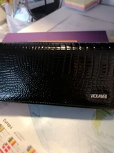 Billeteras de piel auténtica para mujer, cartera larga con doble cremallera, bolso de mano tipo monedero, monedero, VK-AE501