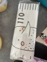 Tabla de crecimiento colgante de lona de madera para bebés y niños, regla de medida de altura, pegatina de pared, pintura decorativa para el hogar y el dormitorio, 1 Uds.