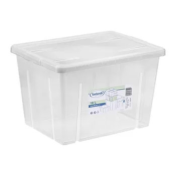 

Storage Box with Lid Tontarelli 19 L Transparent (39 X 29 x 24,5 cm)