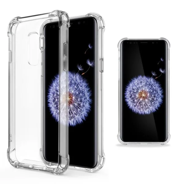 Гелевый Чехол-подставка для samsung S9 Plus | усиленные углы антистатические антишоковые края S9