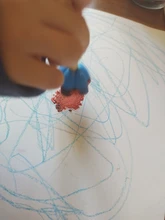 Pinceles para pintar con esponja para niños, pinceles para pintar con esponja de madera, pinceles para dibujo de Graffiti, juguetes educativos, cepillo de limpieza, 5 uds.