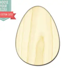 10 piEgg деревянные вырезанные-на заказ Выберите свой размер-лазерная резка Деревянные Художественные товары для рукоделия Настенный декор свадебный детский DCS0221