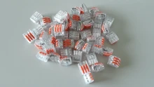 Miniconectores de Cable rápido, conector de cableado de empalme de resorte de Conductor compacto Universal, bloque de terminales Push-in SPL-2/3 212