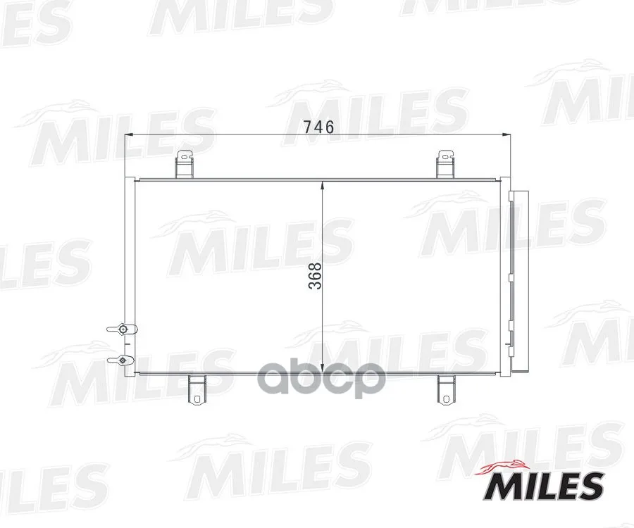 Конденсер Toyota Camry 3.5 08- Miles Accb051 Miles арт. ACCB051