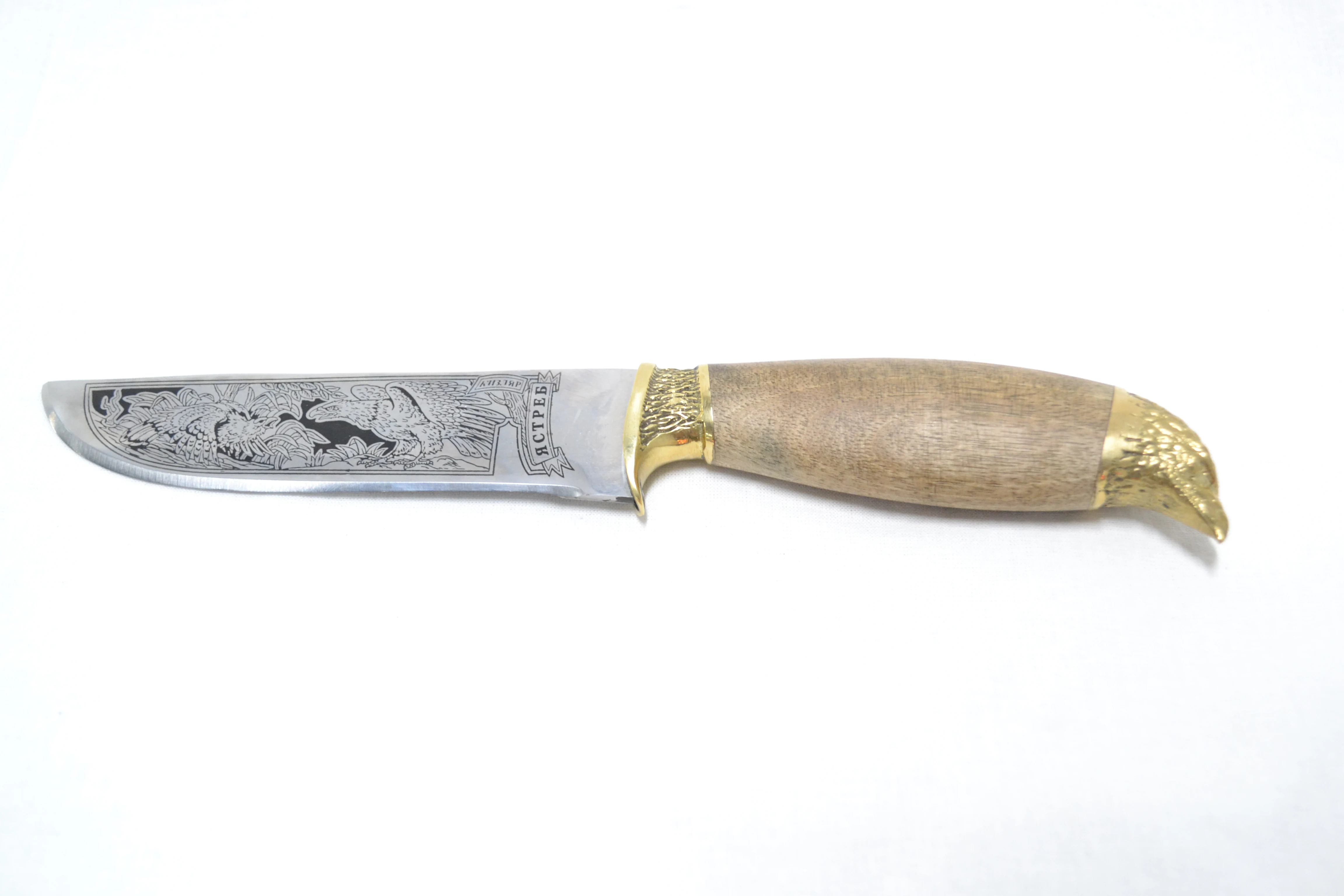 Кизлярский нож Ястреб с литым навершием ручная работа | Дом и сад