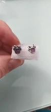 ELESHE-pendientes de plata de ley 925 para mujer y niña, joyería con broche de insecto, abeja, Animal, perro y gato, regalo