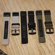 Correa para Samsung Galaxy watch 3 46mm banda gear s3 Frontier nailon clásico 22mm 20mm correa de nailon tejida para muñeca 20mm 22mm