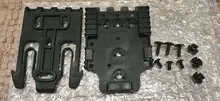 Correa de banda para pierna táctica QLS 19 22, adaptador de cartuchera para pistola Safa Glock 17 Beretta M9, cinturón de cintura para pistola de caza