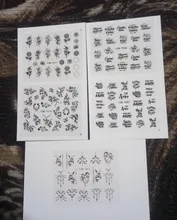 Gel Polish Decals Slider-Accessories Nail-Sticker Diamond Lace/letter Black Necklace