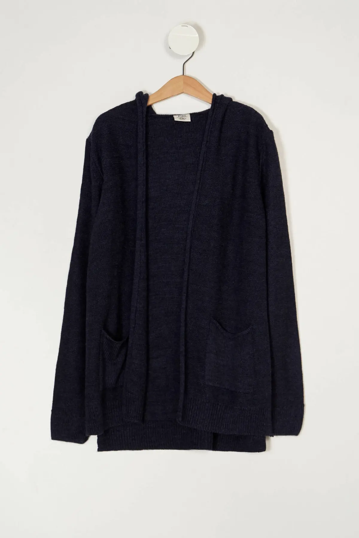 

DeFacto Boy Hooded Solid Color Cardigan Kids Fashion Knitted Comfort Coats Boys Casual Loose Cardigans Autumn -K8834A619AU