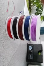 OlingArt/0,3/0,5/0,7/1,0 MM variado multicolor opciones de hilo de Nylon línea/cable/gargantilla con cuerda pulsera de pendientes de collar de fabricación de joyas