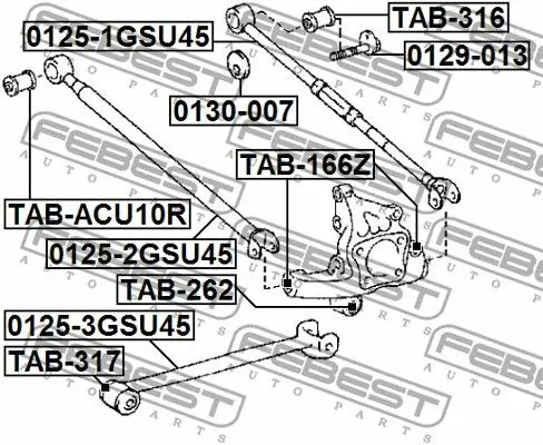Рычаг задней подвески продольный Toyota Camry SXV10/SXV2#/ACV3# | Автомобили и мотоциклы