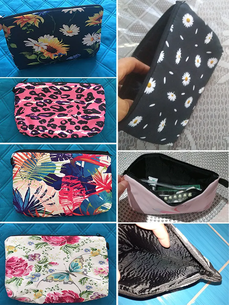 Cosmetic Bag For Women Mandala Flowers Waterproof Makeup Bags Roomy Toiletry Pouch Travel Accessories Gifts Practical Wash Purse cosmetic bag,cosmetic storage bag,toiletry bag,makeup bag,cosmetic case