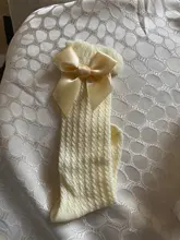 Calcetines de algodón con lazo para bebé y niña, medias transpirables antideslizantes para recién nacidos, calcetines de niñas bebé de 0 a 3 años, material barato