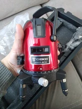 DEKO-Nivel láser serie LL5, herramienta de nivelación de 5 líneas, 6 puntos, luz roja y verde, nivelado automático, Horizontal y Vertical, ajuste de 360 grados, mayor visibilidad