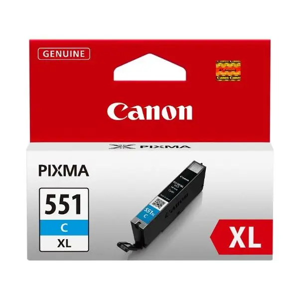Original Ink Cartridge Canon CLI-551C XL IP7250/MG5450 Cyan