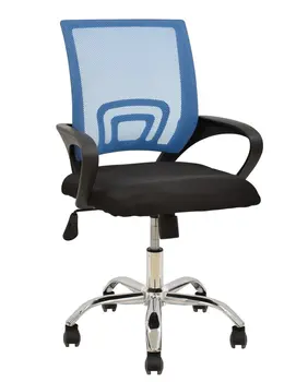 

Office armchair FISS NEW, black, gas, tilt, blue mesh fabric Black