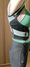 Tlinna-corrector de postura lumbar unisex, corsé terapéutico, cinturón de soporte dorsal, vendaje de corrección de postura para espalda