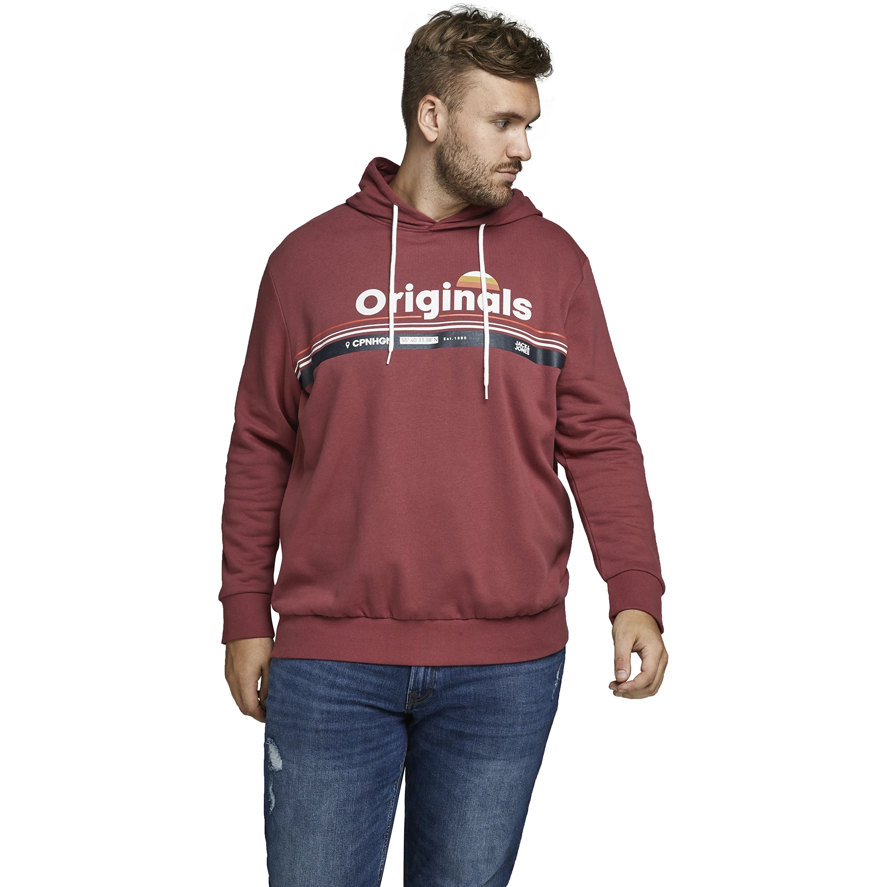 

Jack & Jones Plus Jorwilmer Large Size Sweat MEN 'S SWEAT 12165102
