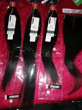 8-30 extensiones de cabello humano peruano liso, 3 mechones, no Remy, con cierre de encaje 4*4, mechones de tejido de doble trama con cierre