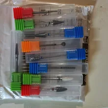 Brocas de carburo de tungsteno para manicura eléctrica, accesorios para limpieza de cutículas y pedicura
