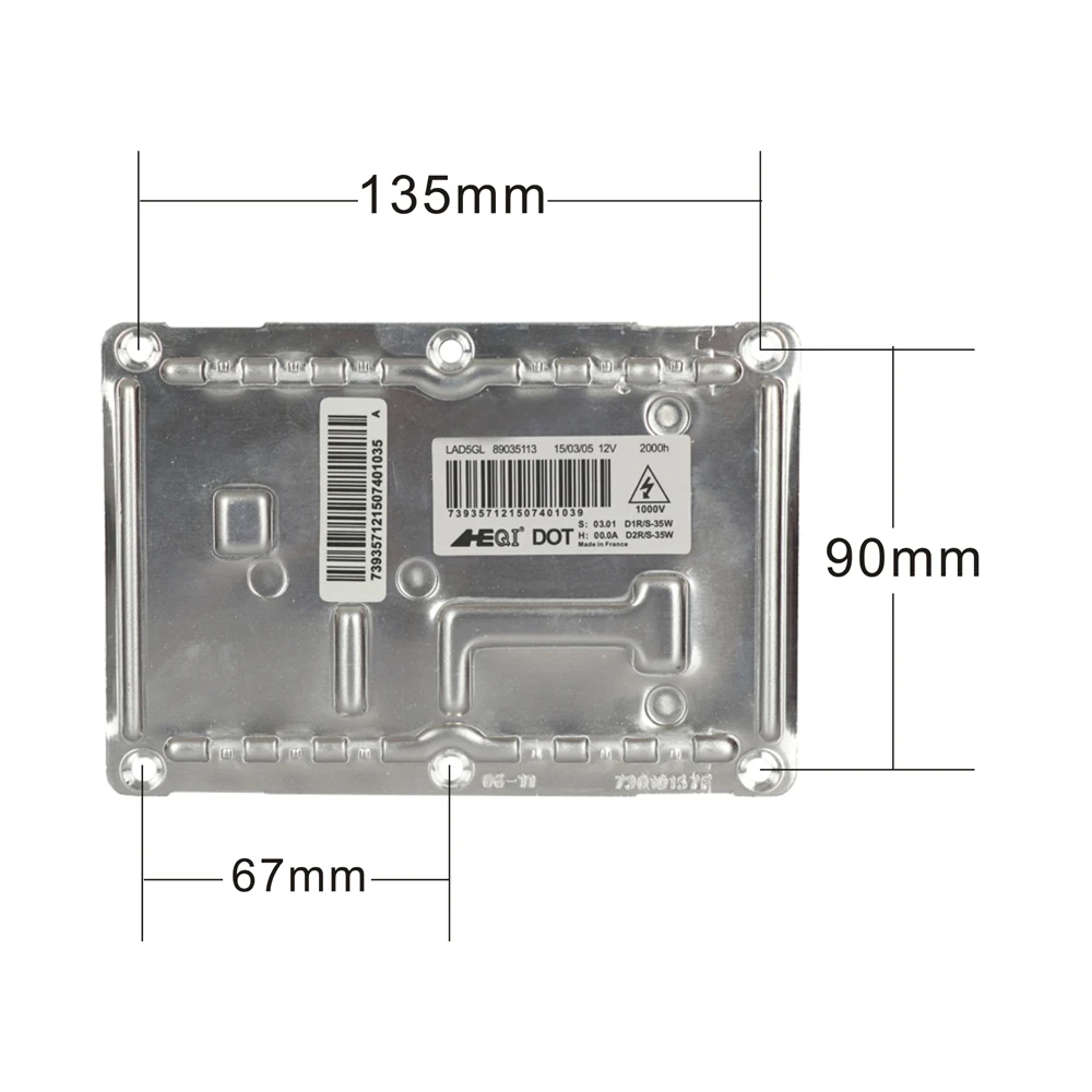 

LAD5GL OEM Ballast Xenon HID Fits Volvo S80 S60 XC90 V70 XC70 Chysler 300 Charger forAudi A4