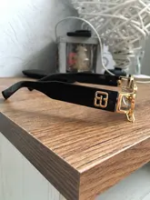 Gafas de sol rectangulares para hombre y mujer, lentes de sol rectangulares de lujo, cuadradas, de Metal Vintage, UV400, 1 Uds., 2020