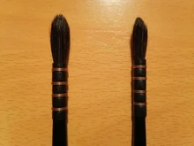 Pincel de madera con mango de ardilla para pintar, pincel de acuarela, dibujo a mano, pintura de Color agua, suministros de arte