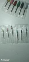 Brocas de silicona para uñas, juego de brocas rotativas eléctricas, limas para pulidor de manicura y pedicura, accesorios para máquina, herramientas, 6 uds.