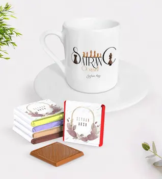 

Personalized Chess Teacher Turkish coffee Cup and Chocolate Gift Set