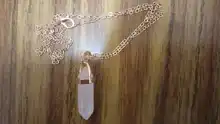 Colgante de piedra de cristal Natural, collar de piedra, pulsera de roca volcánica, cuentas de Buda, pulsera hecha de piedra Natural, 1 Uds.