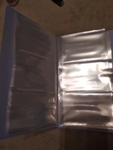 18 tipos de sujetadores para álbumes, 120/240 tarjetas de capacidad para tarjetas de 60x90mm, tarjetas marcadores de libros, funda