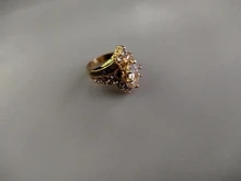 Clásico de lujo blanco Oval anillo de oro CZ propuesta de matrimonio de las mujeres bien regalo de la joyería de moda de fiesta de novia anillo de compromiso